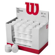 Caja de 60 OVERGRIPS WILSON PRO BLANCOS PERFORADOS (TENIS)